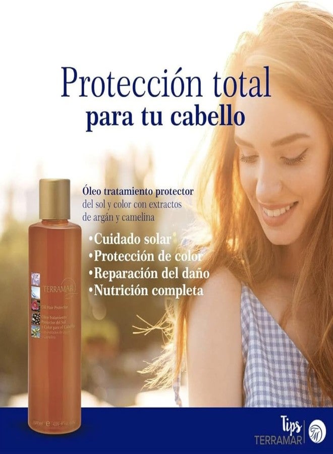 Terramar Hair Oil for Color-Treated Hair – UV Protection, Color Fade Defense & Shine Boost – with Argan & Camelina Oils, Hydrating Leave-In Treatment – 120 ml - Image 5